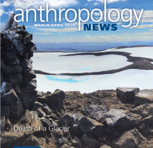 Cover of Anthropology News magazine