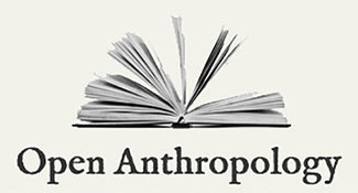 An image of a open book with "Open Anthropology" below it