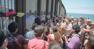 Musicians and activists gather at the U.S.-Mexico border for the annual Fandango Fronterizo Festival