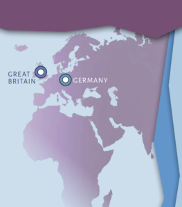kindertransport_map Great Britain, Germany